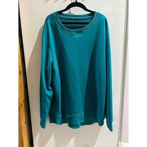 Dark Teal Woman’s Long Sleeve Top Size XL